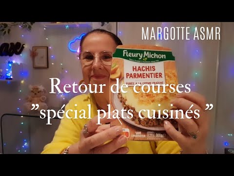 Asmr français, retour de courses, "spécial plats cuisinés" et blabla 😁