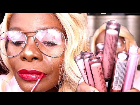 Tap/Clicks ASMR Mouth Sounds Liquid Swatches | Lipstick/Gloss