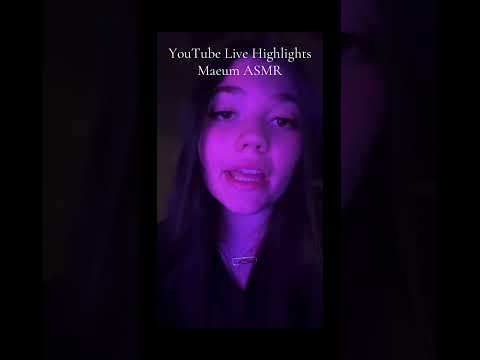 YouTube Live Highlights #relax #triggersforsleep #asmrtingles #tingles #visualtingle #triggertime