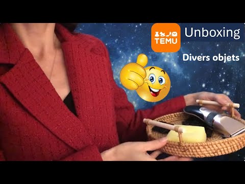 ASMR * Unboxing TEMU nouveautés