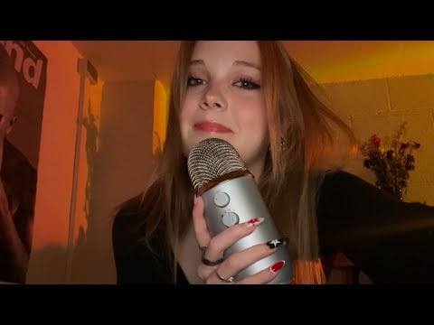 asmr whisper ramble w/ gum chewing (yapping)