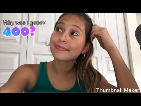 Asmr thank you/why was I gone?