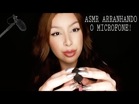 ASMR ARRANHANDO O MICROFONE!SCRATCHING THE MICROPHONE!🎙