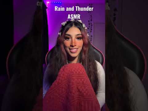 Rain And Thunder ASMR ⛈️🌬️🌩️ #asmr #asmrcommunity #asmrforsleep #asmrtiktok