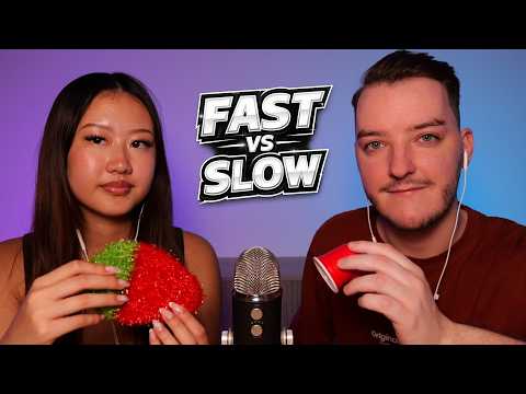 FAST VS SLOW ASMR (ft. @asmrbeam)