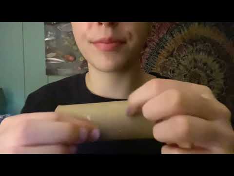 ASMR Lofi Cardboard fiddling