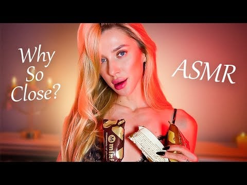 [4K USA ASMR] Magnum Mini Crackle ✨ Almond & White Chocolate Eating | Soft Spoken