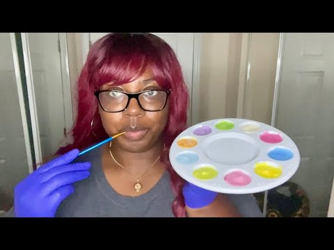 Asmr | Spitpainting You With Edible Paint 🎨