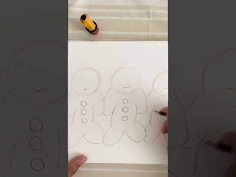 sketch some GINGERBREAD men with me 🍪