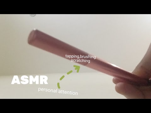 ASMR personal attention triggers ( sensitive )| brushing scratching  tapping  lofi asmr 