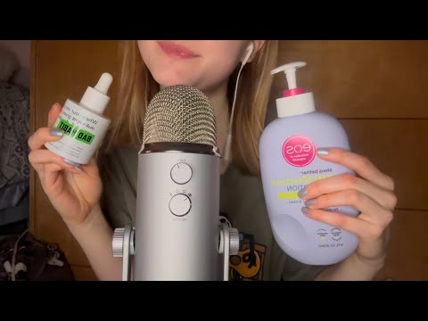 ASMR Tapping on Skincare Products 🧴