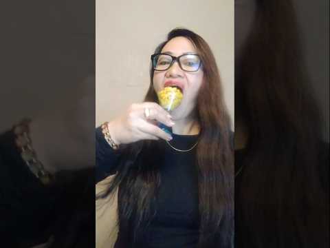 EATING SWEET CORN ONE TIME#mukbang #shortsfeed #everyone #food #foodie #corn #challenge