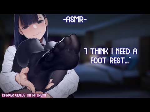 [ASMR] [ROLEPLAY] ♡dom friend makes you worship her f**t♡ (binaural/F4A)
