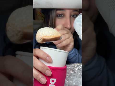 ASMR Eating Coffee Foam