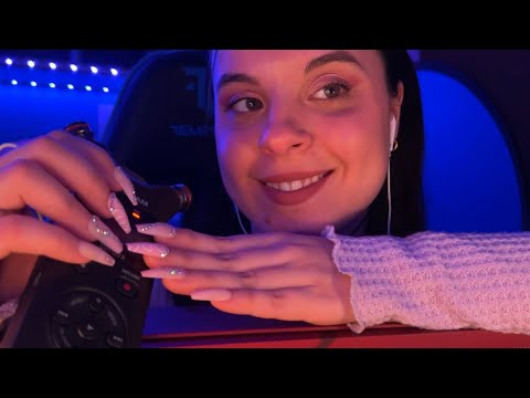 ASMR mouth sounds y sonidos relajantes con la Tascam a la luz de las velas 🕯️