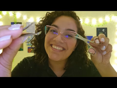 ASMR FAZENDO SUA SOBRANCELHA ✨💖