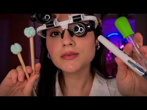 ASMR LIMPEZA NOS OUVIDOS  Realista 👂Orelha a Orelha
