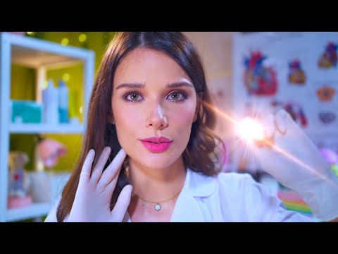 ASMR Cozy Cranial Nerve and Ear Exam - Roleplay for Sleep