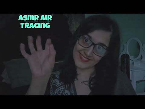 Asmr air tracing images and letters fall edition 