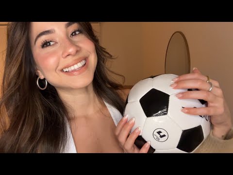 ASMR | For the ones that wanted soccer ball tapping ⚽️ 