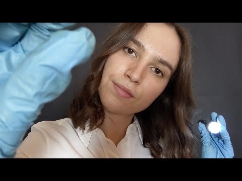 ASMR Eye Exam Roleplay (Semi-Inaudible Whispers & Light Triggers)