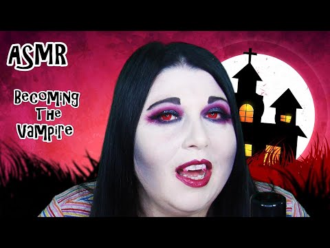 ASMR Vampire Makeup Tutorial (Halloween Makeup Tutorial)