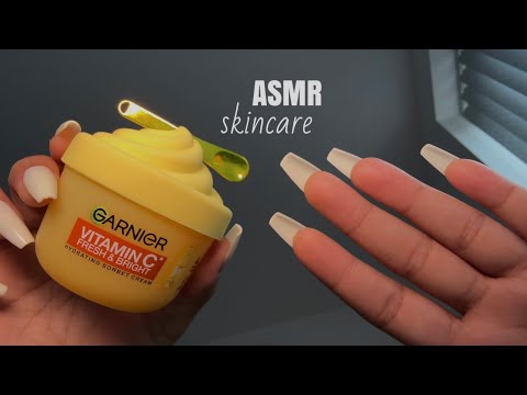 ASMR doing your skincare routine before bed 🌙