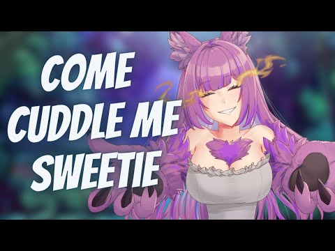 Protective hellhound pins you down for cuddles (F4A) [ASMR] [Tail brushing] [Yandere] [Mommy]