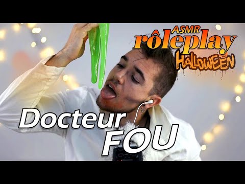 ASMR roleplay : Docteur FOU 🎃🎃