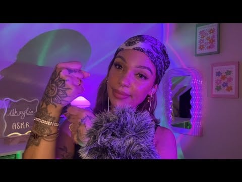 ASMR Coconut Rain and Mouth Sounds