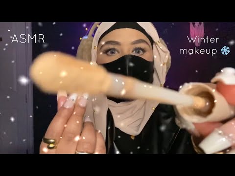 Doing Your Winter Makeup ASMR ❄️🌨️