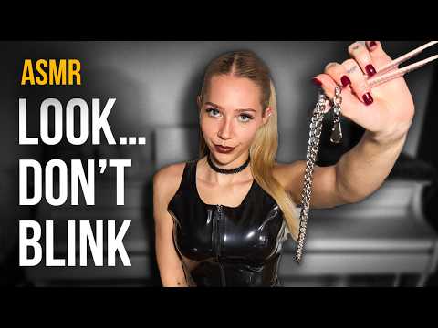 [4K USA ASMR] Silver Chain & Black Latex ✨ Cold Metal Clinks & Fabric Crinkles | Candlelight Ritual