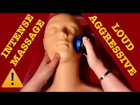 ASMR|⚠️AGGRESSIVE INTENSE MASSAGE ON MY SOFT MANNEQUIN WITH HANDS AND ROLLER BALL! LOUD! 💆🏻‍♀️