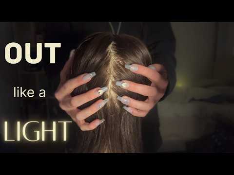 ASMR Gentle Scalp Massage with Barely Audible Whispers for Sleep and Relaxation
