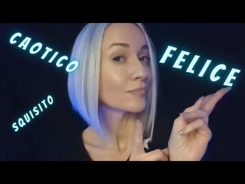 ASMR | Italian Trigger Words (hand movements, mouth sounds)