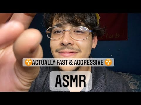 ASMR |  ACTUALLY FAST& AGGRESSIVE ASSORTMENT☢️