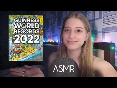 ASMR Reading The Guinness  Book of Records 📖🏆