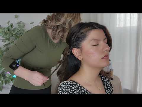 ASMR Perfectionist Hairstyling | Relaxing Hair Sounds, Braiding & Finishing Touches