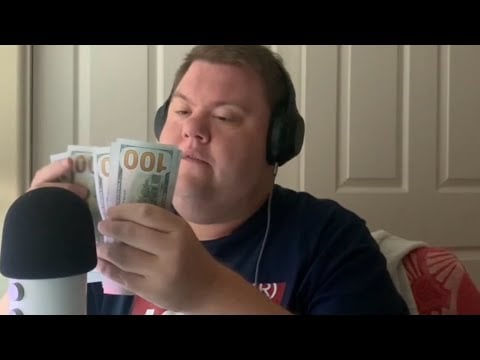 ASMR $1400 COLD HARD CASH TRIGGER SOUNDS POSITIVE AFFIRMATIONS 