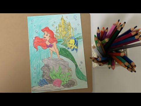 [ASMR] (No Talking) Coloring Sound, 슥삭슥삭 색칠하는 소리