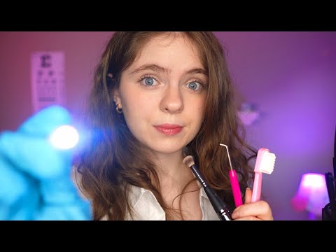 FASTEST Medical ASMR?? 🤨 Cranial Nerve Exam, Lice Check, Ear / Eye Exam, Dentist ROLEPLAY