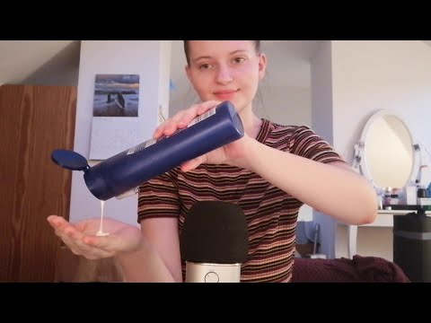 ASMR | Lotion Sounds, gloves sounds and hands sounds [german / deutsch]