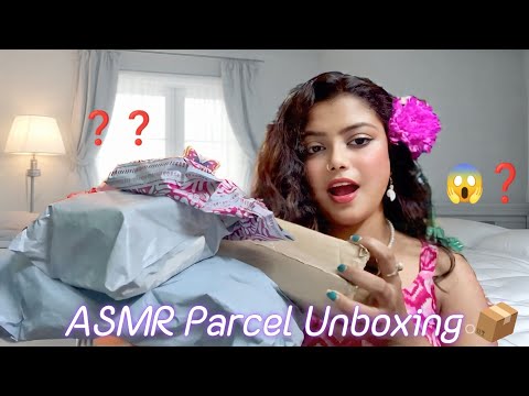 ASMR parcel unboxing 📦❓