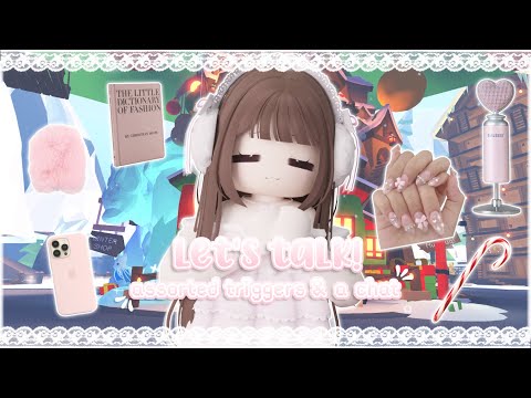 ꒰ roblox asmr 🌸꒱ come have a COZY chat in bed! ♡ assorted triggers & a chat