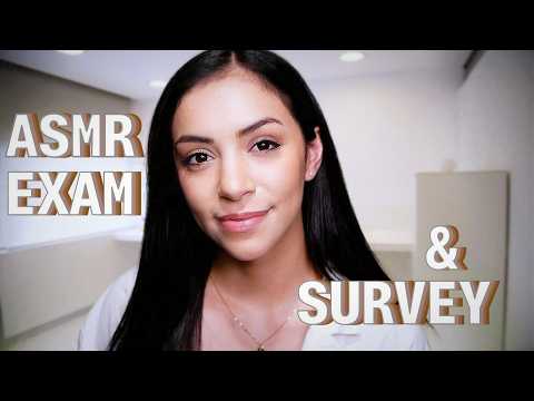ASMR | Exam and Survey 😴🩺