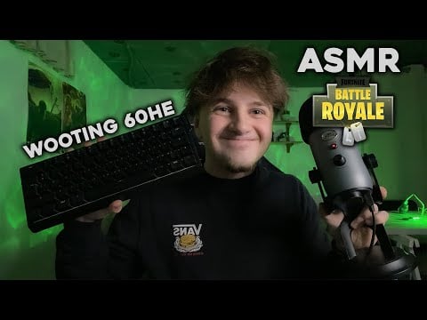 ASMR FORTNITE - AVEC MON NOUVEAU CLAVIER (Wooting 60HE)