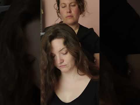 School nurse lice check ASMR #asmr
