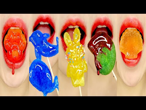 Emoji Challenge 코하쿠토 먹방 Rainbow KOHAKUTO MUKBANG Eating Sounds