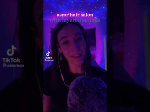 Hair Salon #asmr for sleep and relaxation💕