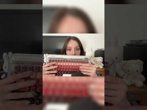 ASMR Keyboard Sounds 🐾 #asmr #asmrsounds #keyboard #keyboardasmr